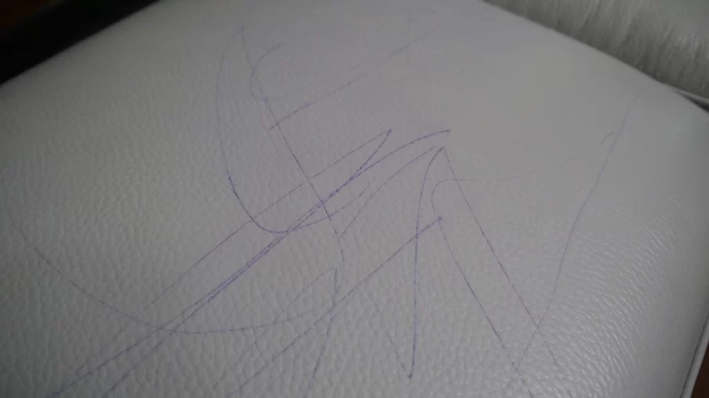 Pen marks on Leather Seats